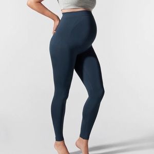 Blanqi Everyday Maternity Belly Support Leggings Gray Size Large